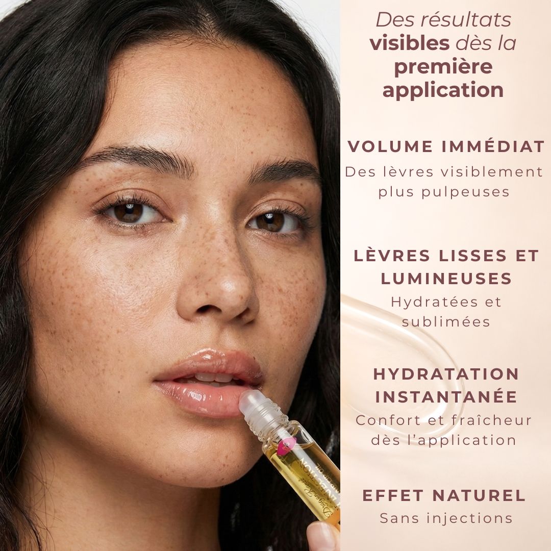 Des lèvres plus pulpeuses en quelques minutes, sans injections
